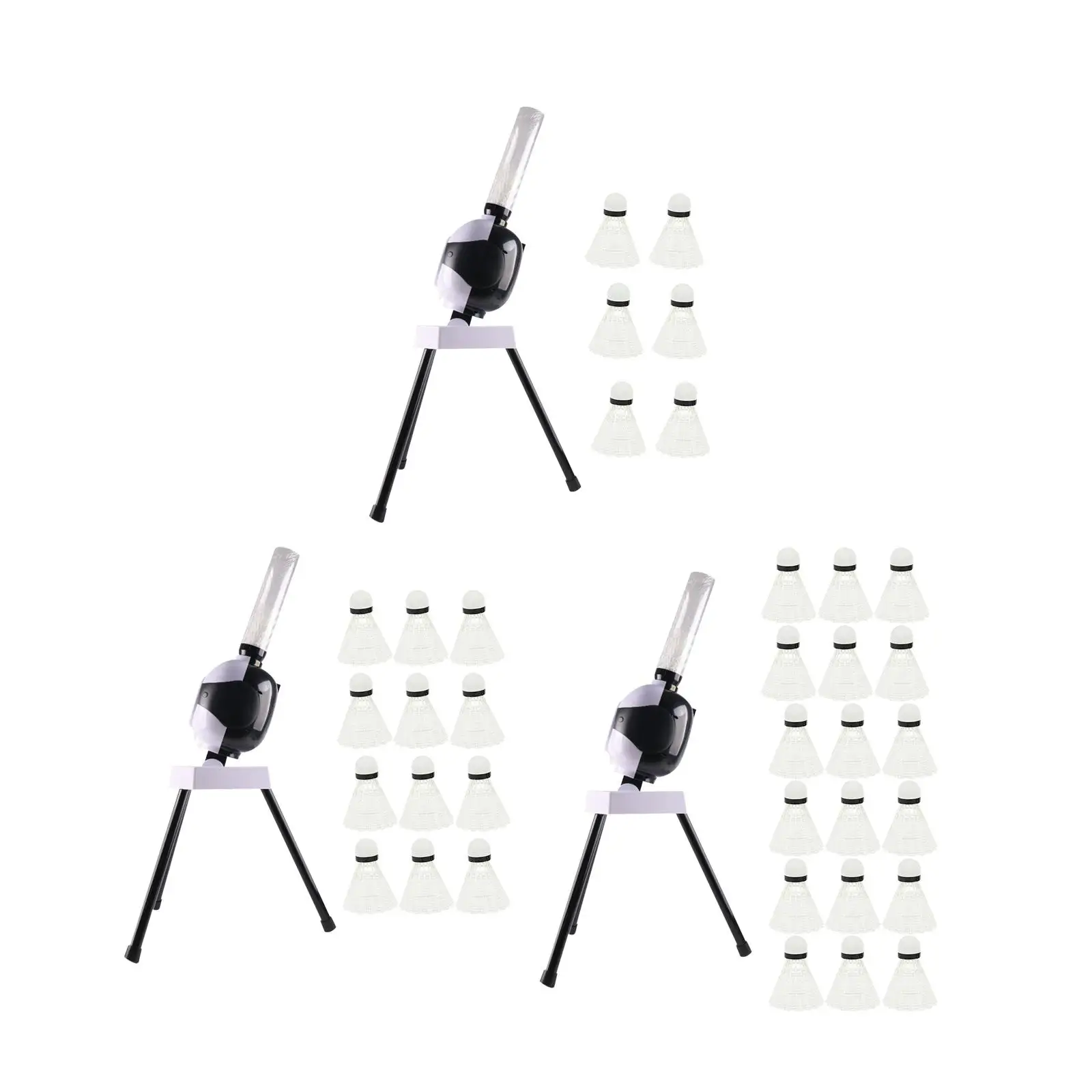 초보자용 자동 배드민턴 서브 머신, 야외 배드민턴 런처 로봇, 셀프 플레이용 배드민턴 볼 토서 