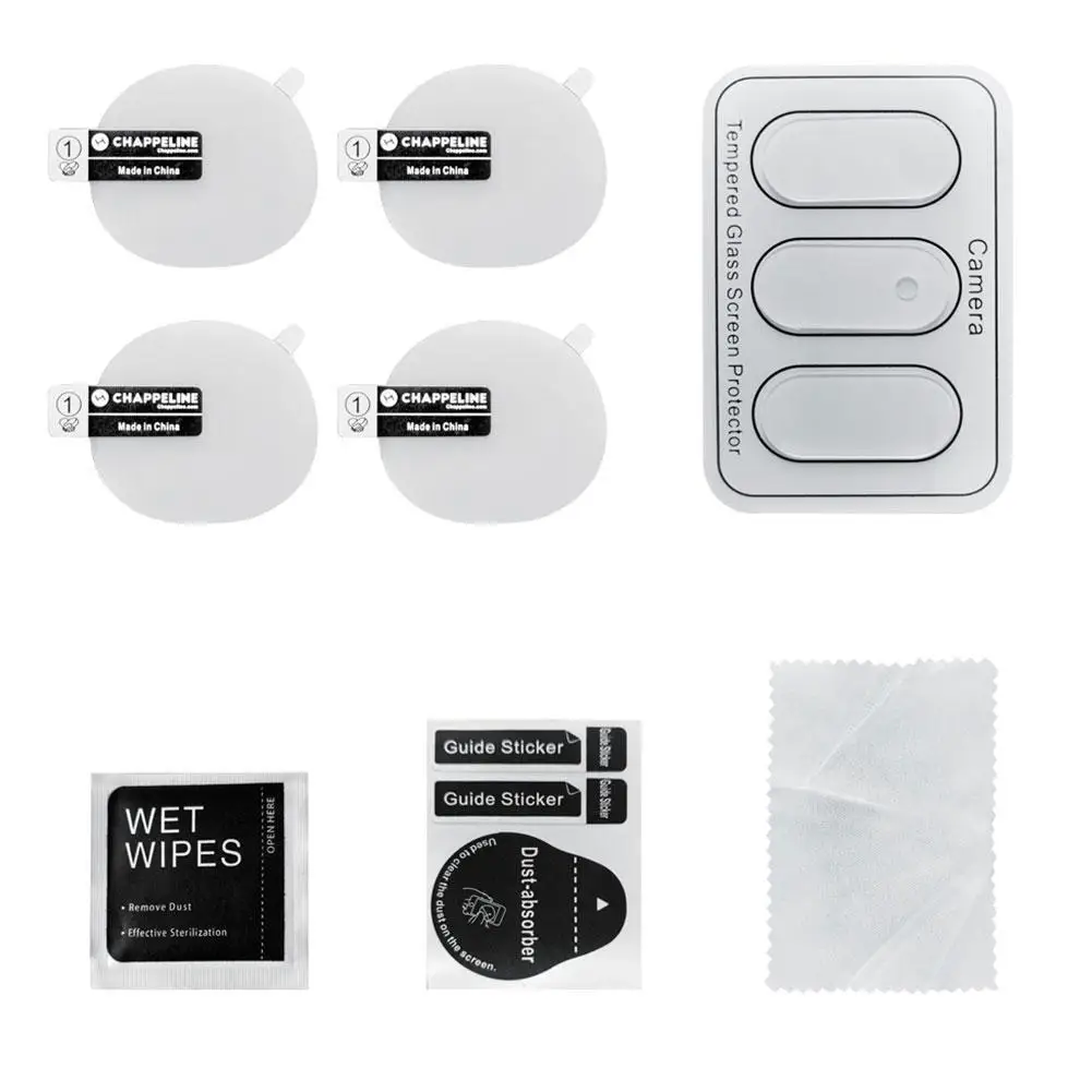 메타 퀘스트 3 용 필름 세트, 강화 유리 카메라 렌즈 보호대, 스크래치 방지 보호 필름 유리, VR 액세서리 