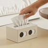 Tissue Box Table Napkin Rings Tissue case Paper Box Container Solid Storage Box Home Table Decoration 1