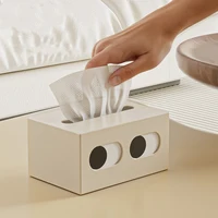 Tissue Box Table Napkin Rings Tissue case Paper Box Container Solid Storage Box Home Table Decoration 1