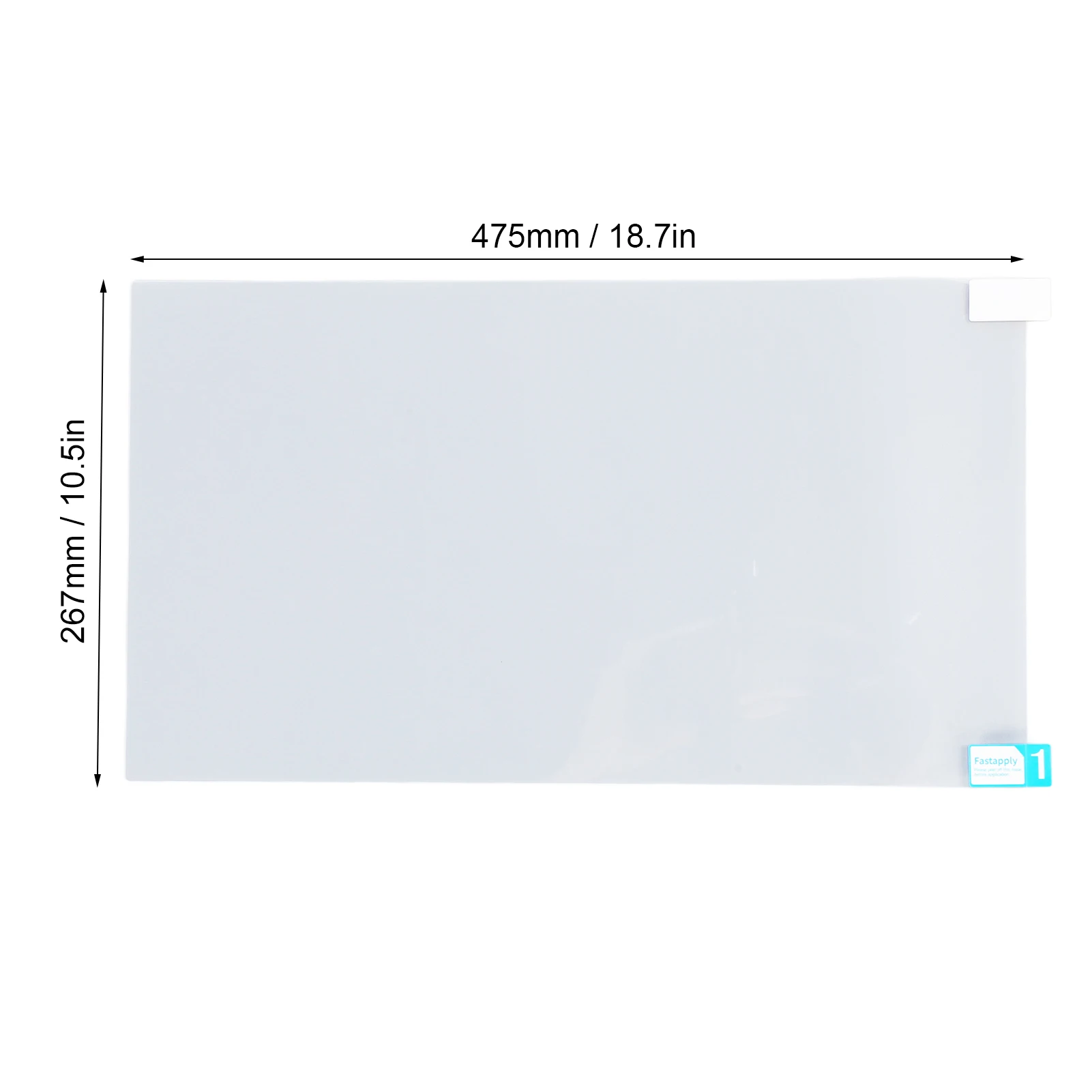 Blue Light Blocking Screen Protector Reduce Eye Fatigue 16:9 UV Resistant for 21.5inch Laptop