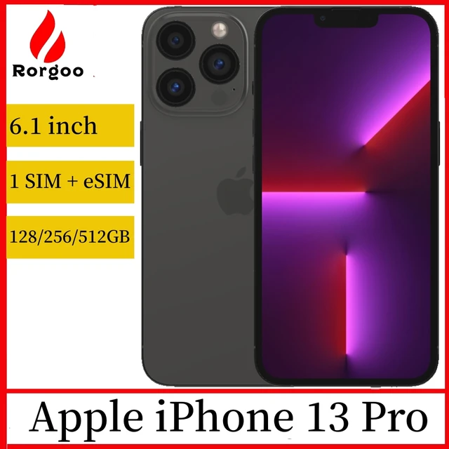 Apple iPhone 13 Pro 128/256/512GB ROM 6.1" Super Retina OLED RAM 6GB A15 IOS Face ID NFC 5G Smartphone 13pro Original Cell Phone