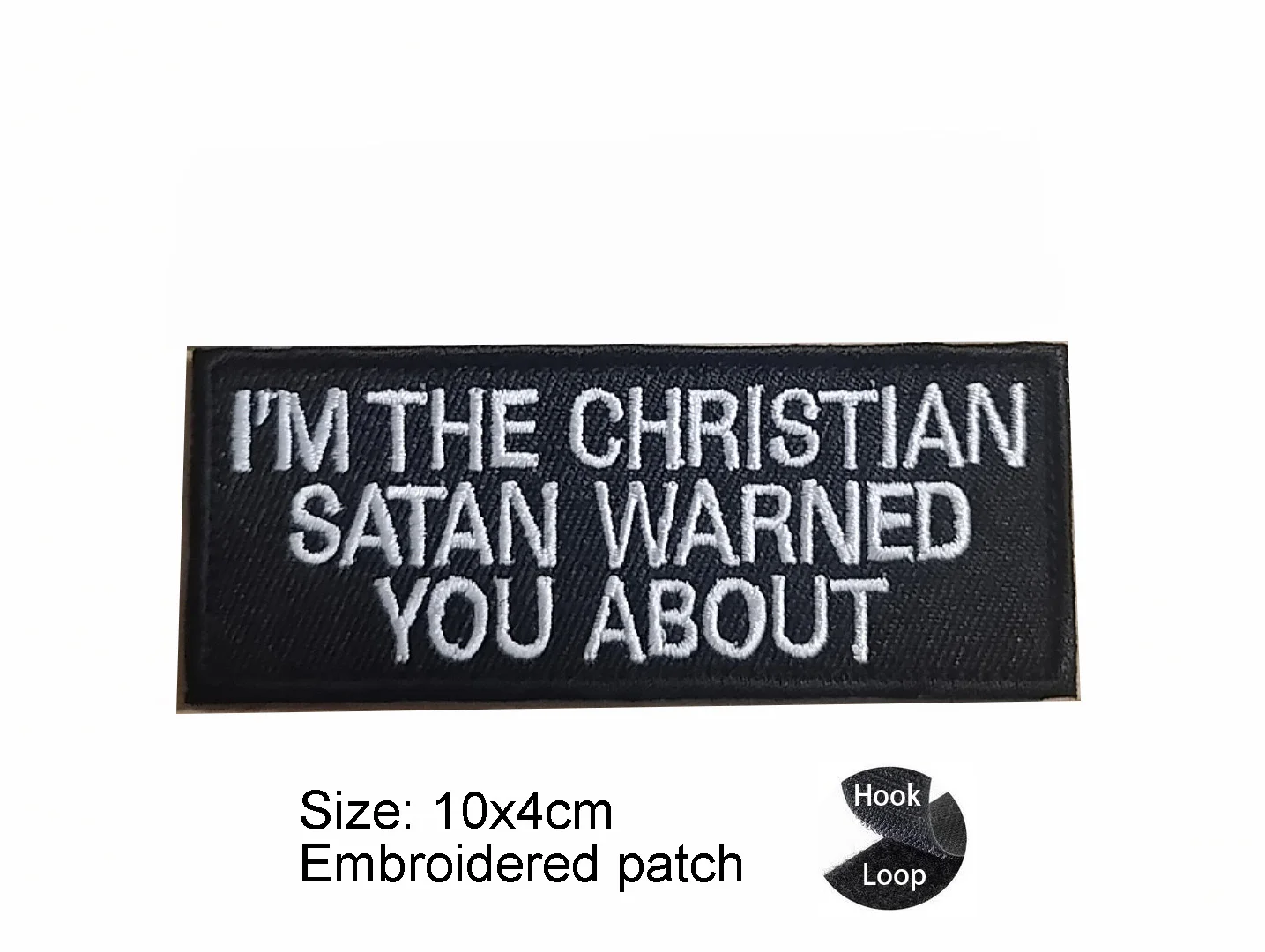 Personalized Alphabet Embroidery Patch - Fun Outdoor Bag Badge with Hook and Loop Attachment