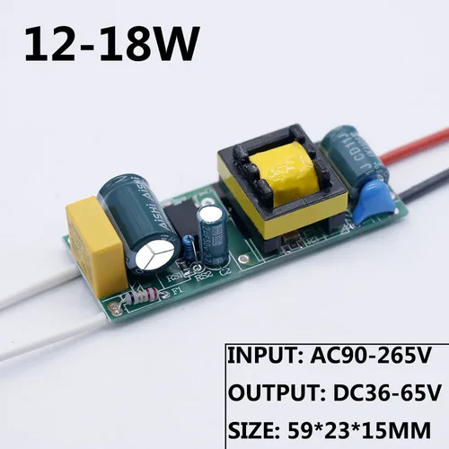 새로운 LED 드라이버 1-36w 300mA 180mA 250mA 출력 전압 75-135v LED 전구 spolight용, LED 전원 공급 장치 조명 변압기 4