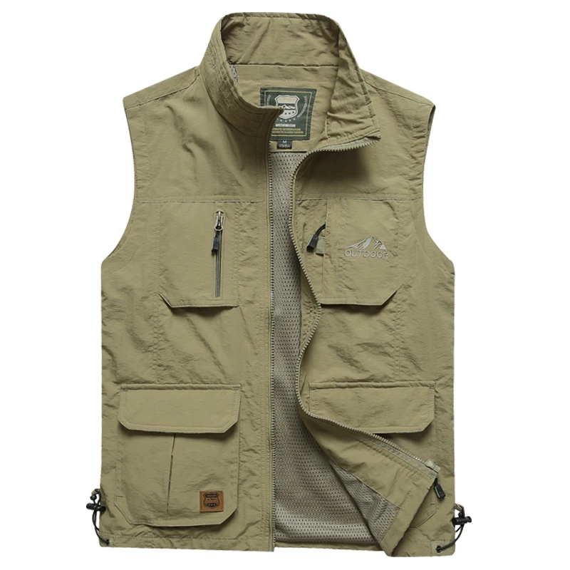Description Picture 3 of itemSleeveless Jacket Fashion Fishing Vests For Men's Photography Casual Waistcoat 2024 Spring Autumn Outdoors Military Clothing