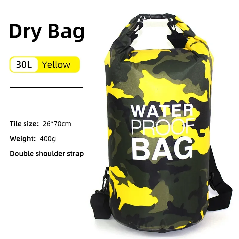 Drawstring Backpack Set: Multi-Size Portable Dry Bags for Outdoor Adventures and Sports Activities
