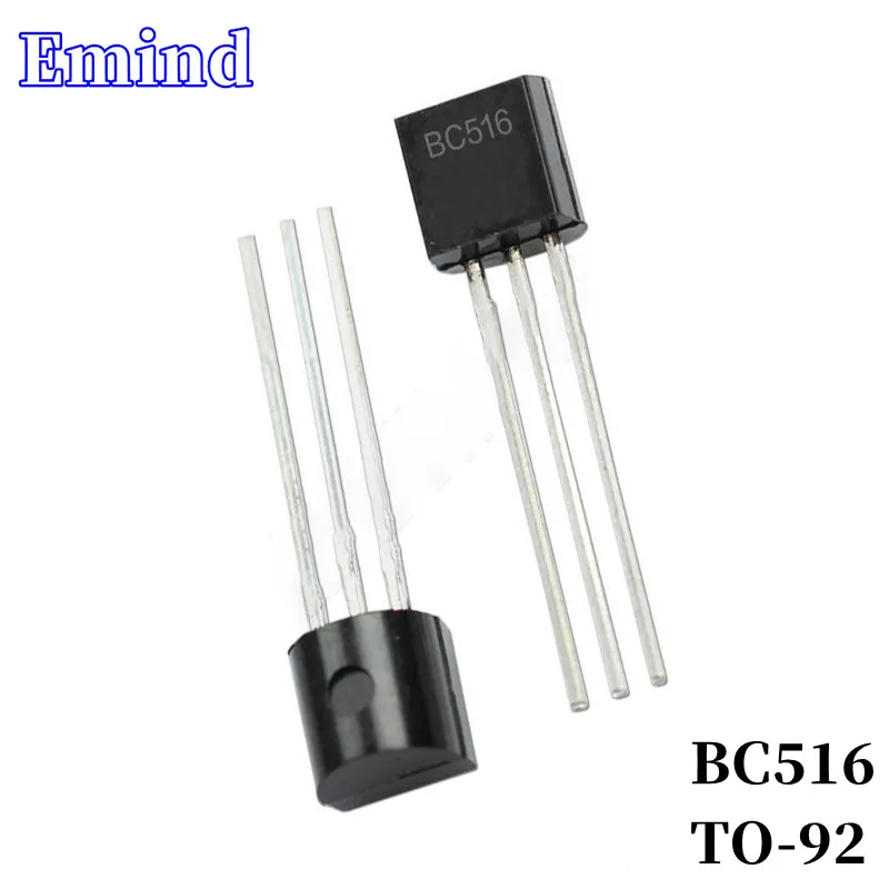 

100 шт BC516 DIP транзистор TO-92 тип PNP биполярный усилитель транзистор 30 В/1A