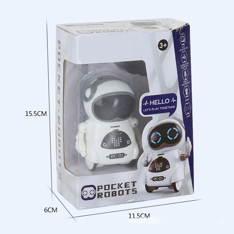 Robot Toys Electric Model for Kids Voice Intelligent Early Education Puzzle Interactive Story Birthday Christmas Gifts For Kids 4