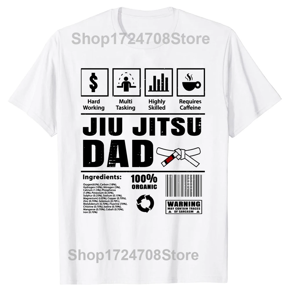Jiu Jitsu Dad Definition Graphic Cotton Streetwear T-Shirt