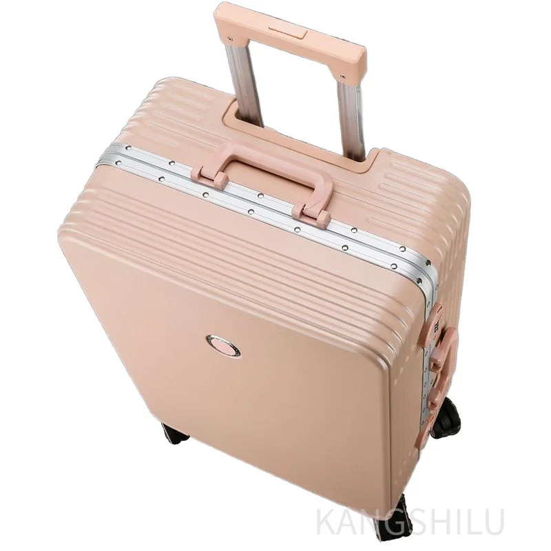 New Fashion Aluminum Frame Trolley Suitcase 20''22''24''26''28''-Inch Roller Luggage Travel Suitcase With Wheels Carry-on Case