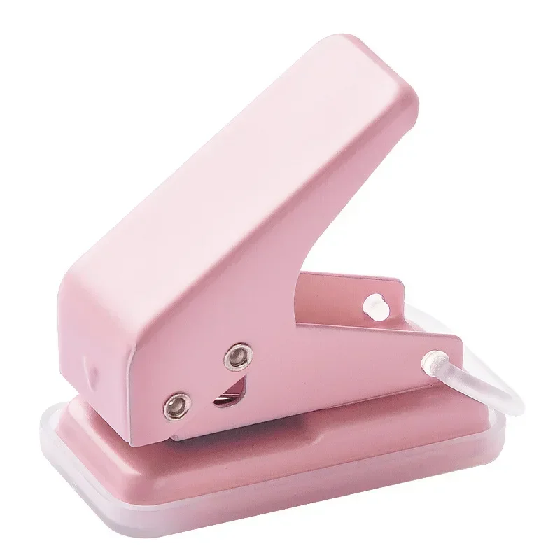 Mini Hole Punch 1 Hole Cute Paper Punch Portable Round Puncher Paper Cutter