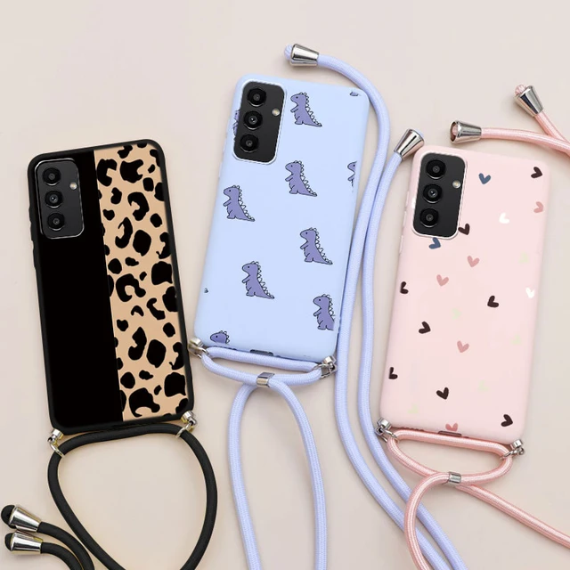 Funda suave con Cordón Samsung Galaxy A14 5G 5-Colores