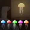 RGB Gradient Jellyfish Atmosphere Bedside Lamp Rechargeable Desk Lamp with Dancing Legs and Touch Sensor Voice Control 3