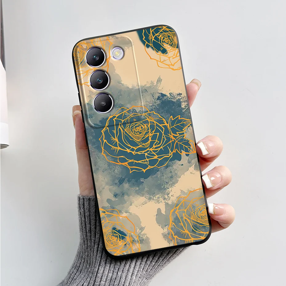 Stylish Painted Soft Silicone Phone Case Cover - Enhanced Protection Bumper