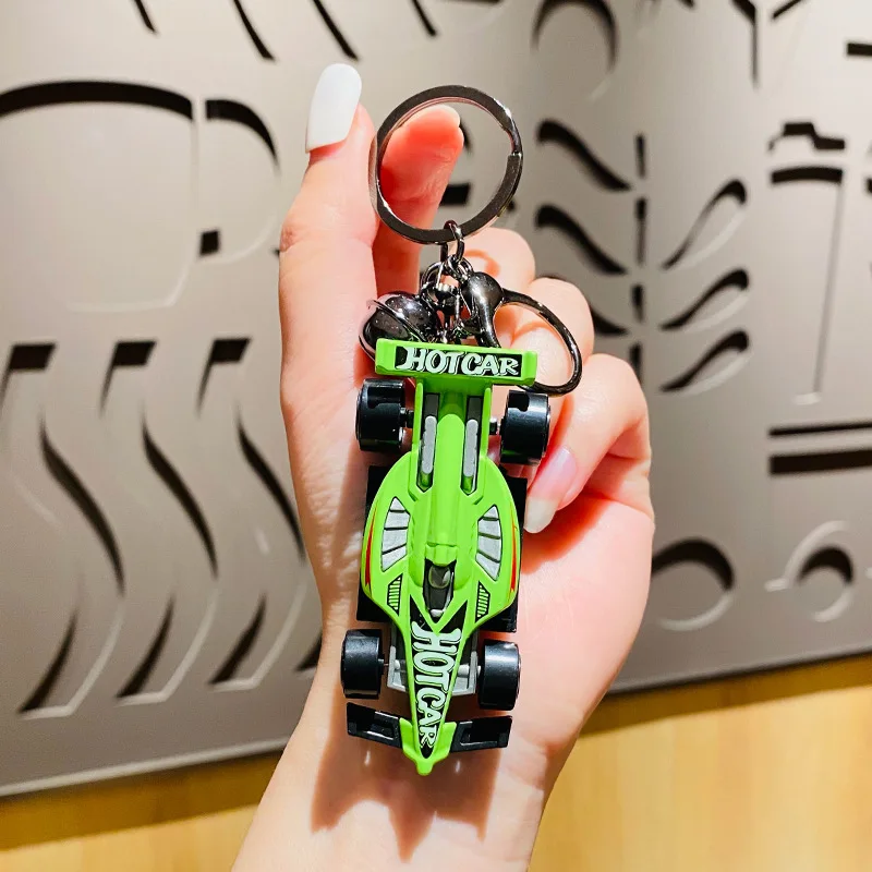 1 個ミニフェラーリフォーミュラ F1 キーホルダー亜鉛合金金属