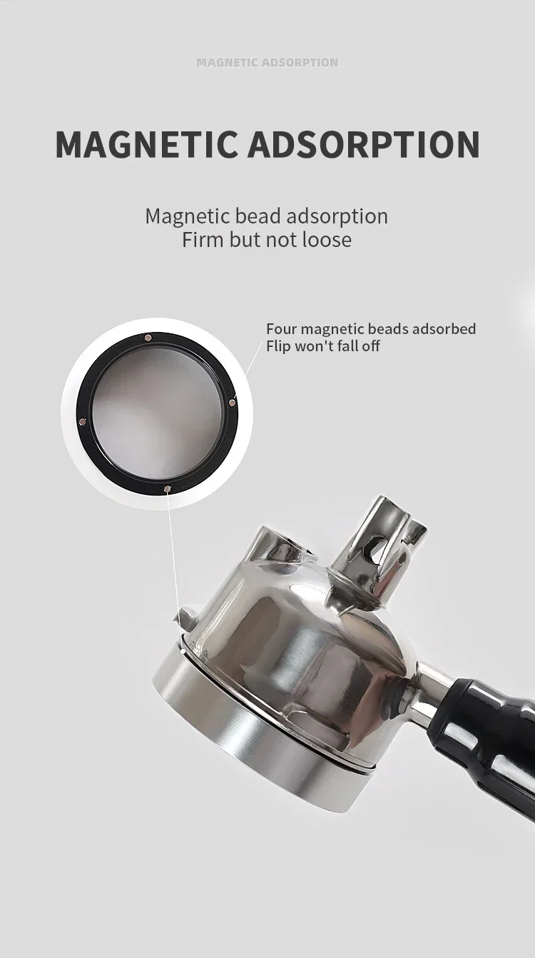 Description Picture 5 of itemCoffee Dosing Ring Magnetic For Delonghi Breville Portafilter Espresso Accessories Barista Funnel Tool Coffeeware 51MM 53MM 58MM