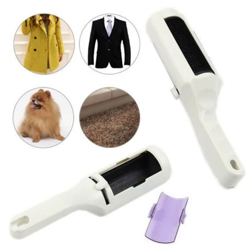 Fashion Fur Remover Sweeper Shaver With Clothes Brush Clothing Lint Dust Coat Sticky Remove Pets Hair Cleaner Rotated Brush