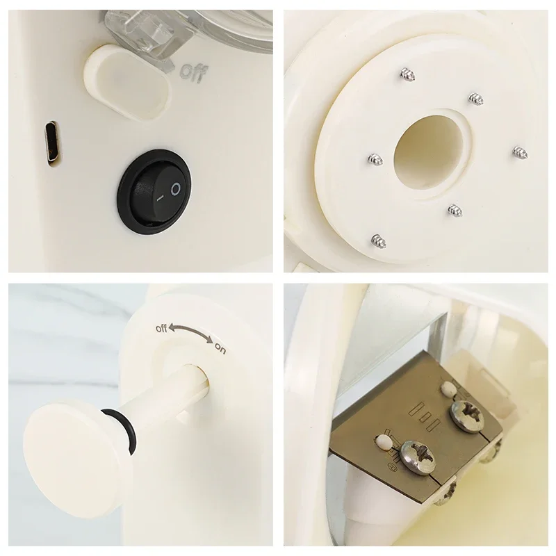 Charging Soft Ice Machine Ice Crusher Electric Household Snowflake Stall Commercial Shaking Crusher Machine Picador De Hielo