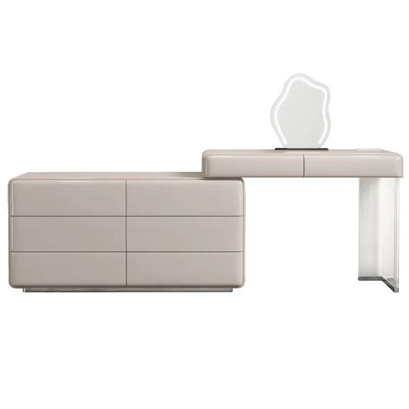 

Bedside Mirror Dressing Table Makeup Cosmetic Drawers Salon Dressing Table Chair Console Comodas Con Cajones Bedroom Furniture