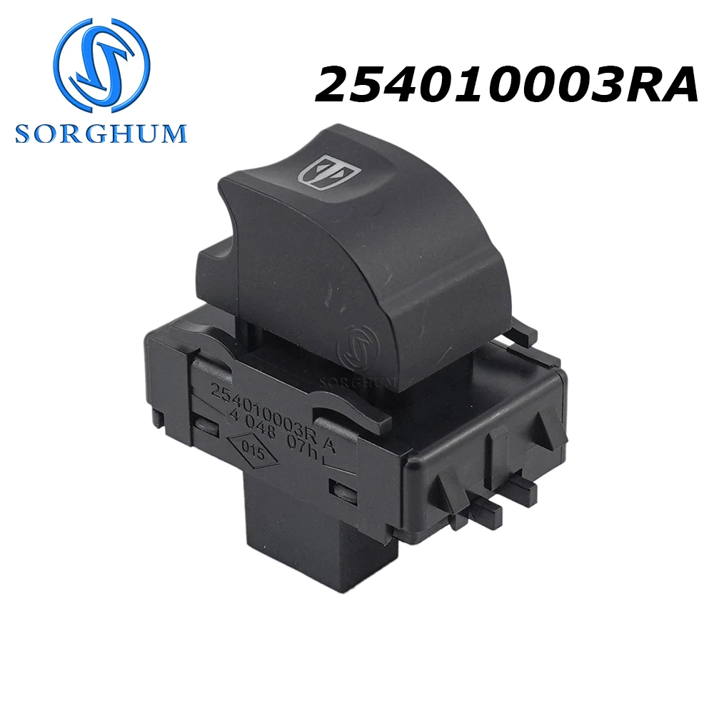 SORGHUM 254010003RA For Renault Grand Scenic III 2009-2016 Power Window Regulator Control Switch Passenger Button 254010003R