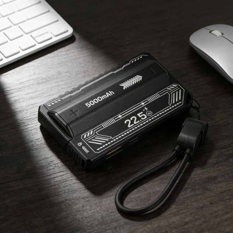 1개 21700 배터리 메카 스타일 DIY 파워 뱅크 케이스 휴대용 분리형 고속 충전 배터리 충전 저장 박스 배터리 미포함