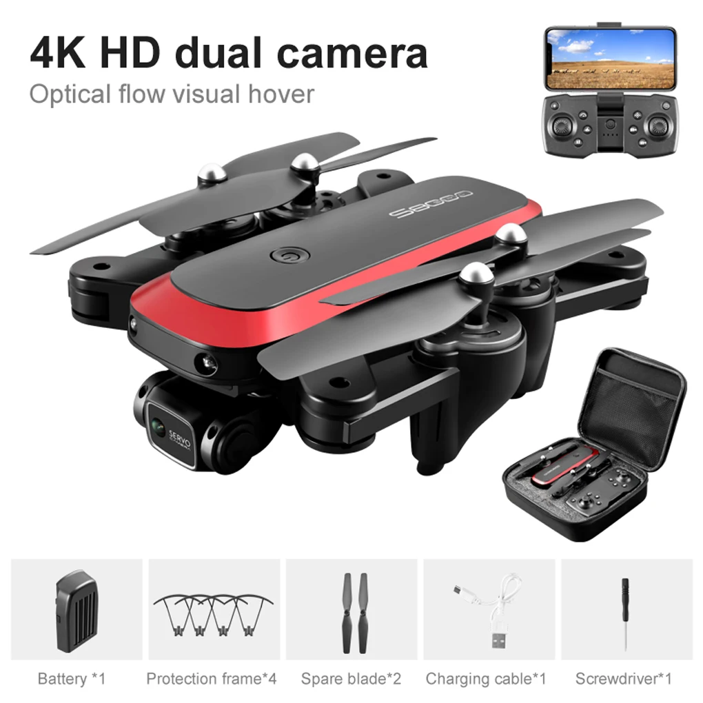 

Remote Control Camera Quadcopter Rechargeable Aircraft 1 Piece Battery