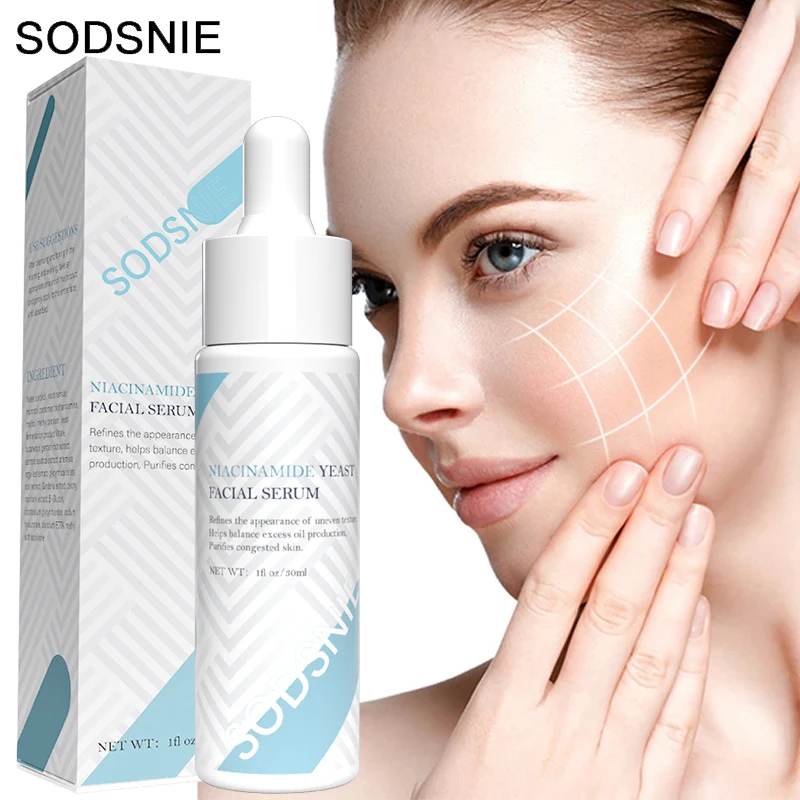 Face Serum Moisturizing Repair Anti-Redness Anti-Aging Shrink Pore Improve Roughness Remove Dullness Skincare Niacinamide 30ml