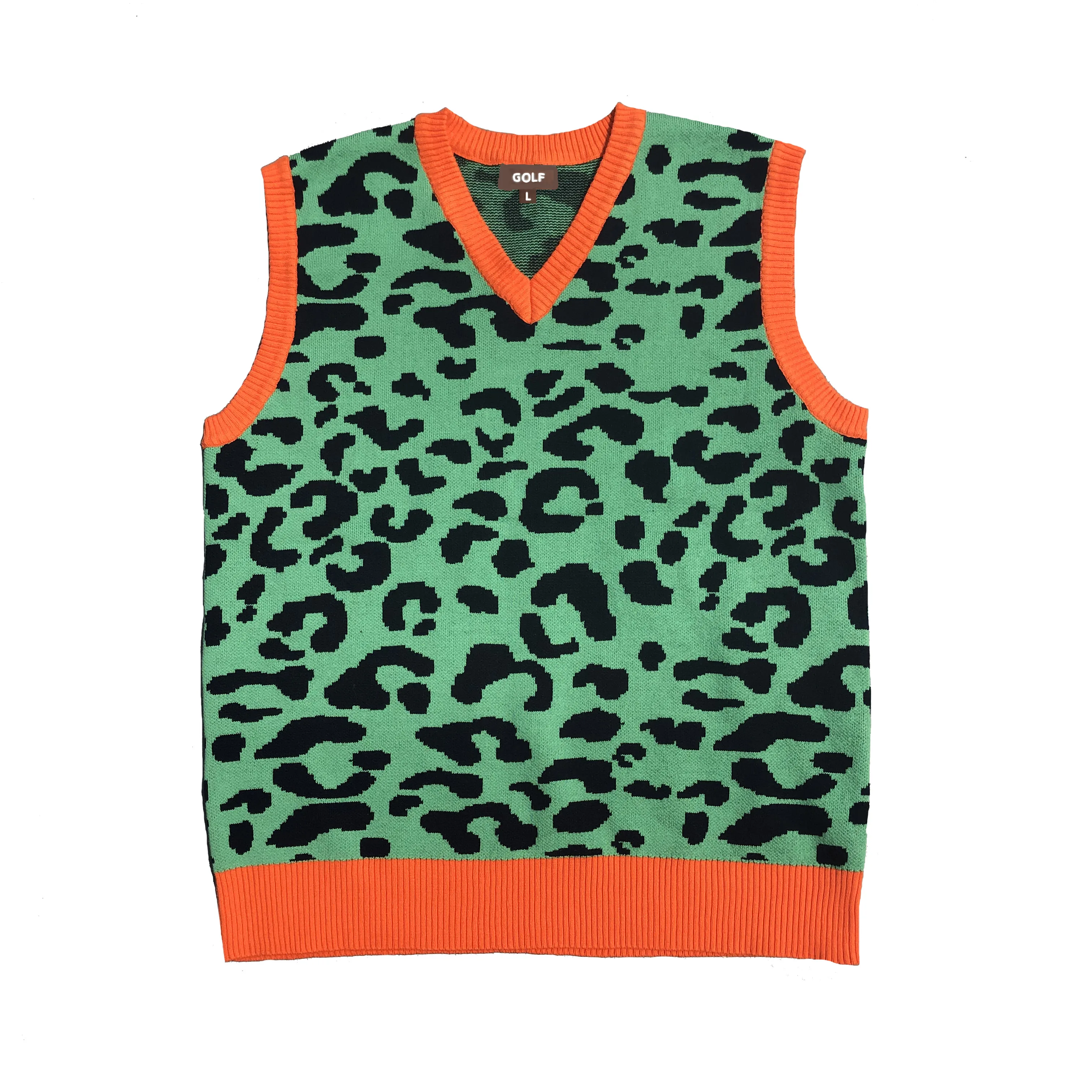 New Leopard Men Luxury Golf Camouflage 