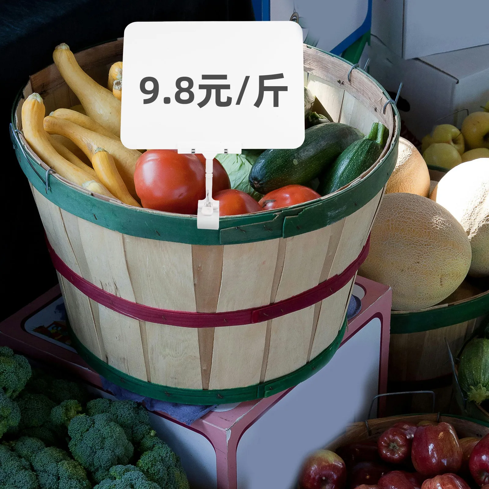 슈퍼마켓 가격표 홀더 지울 수 있는 선반 클립 표시대 A4 사이즈 화이트보드 소매점 메뉴 이름표 가격표시용