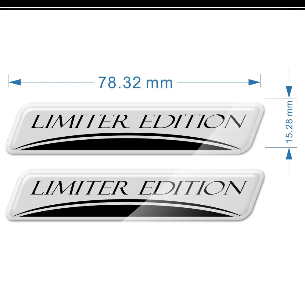 LIMITED EDITION Emblem Creative 3D Car Window Sticker Motorcycle Mobile phone Laptop Automobile Decoration Decals high quality stainless steel car window decoration strip trim sticker cover fit for hyundai tucson 2015 2016
