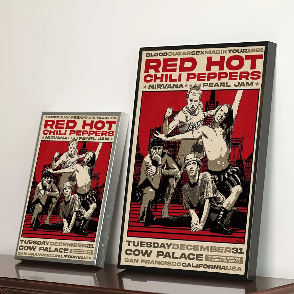 Red Hot Chili Peppers ポスター Red Hot Chili Peppers Vintage Concert Proof from Gund Arena