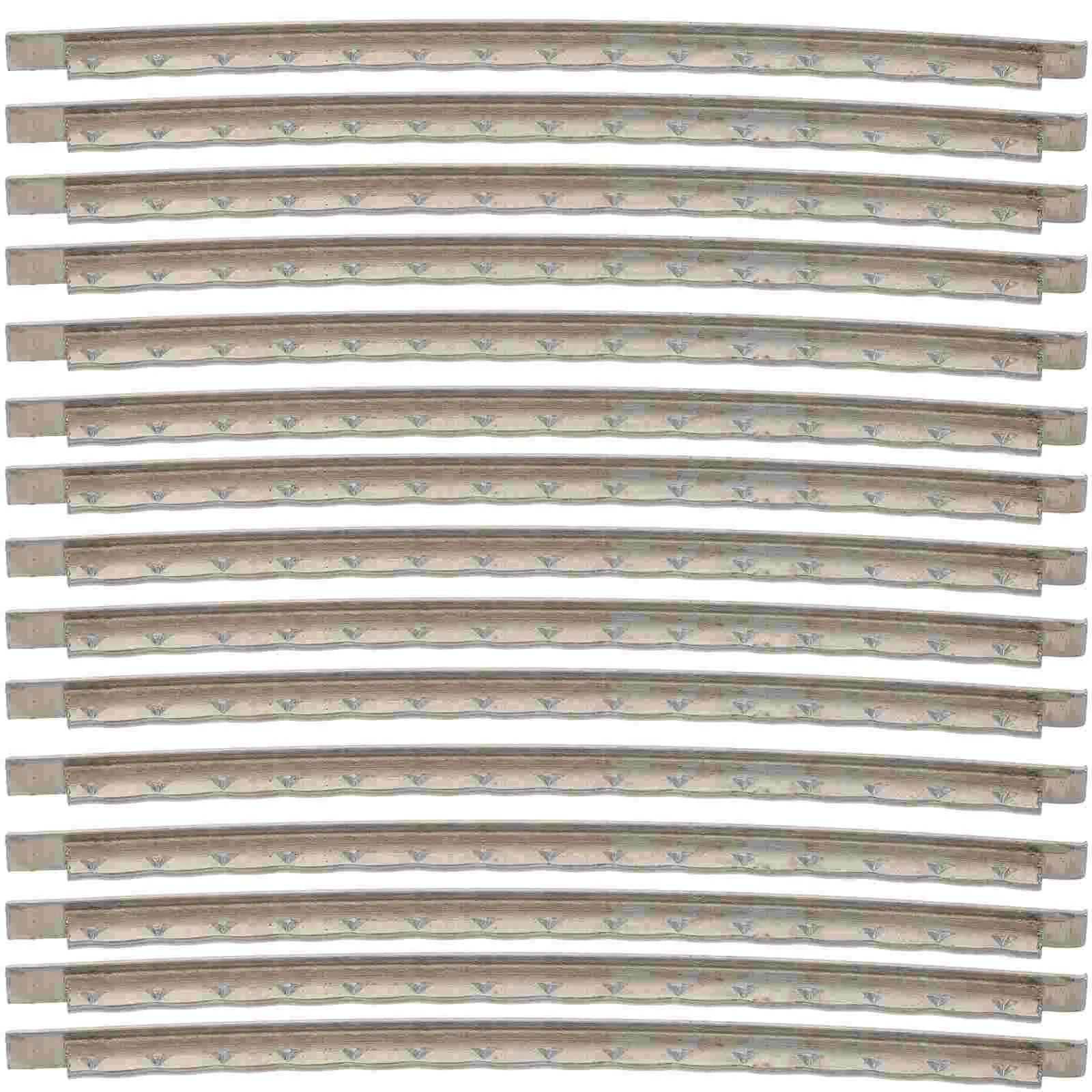 40 Pcs Acoustic Guitar Frets White Copper for Wire Fretboard Supplies Parts Folk