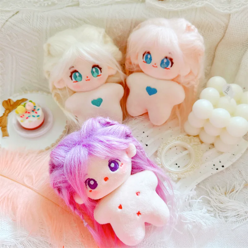 10cm Kawaii Mini Starfish Idol Doll Plush Star Cotton Dolls Astral Body Stuffed Figure Toys Plushies Toys Fans Gift 3