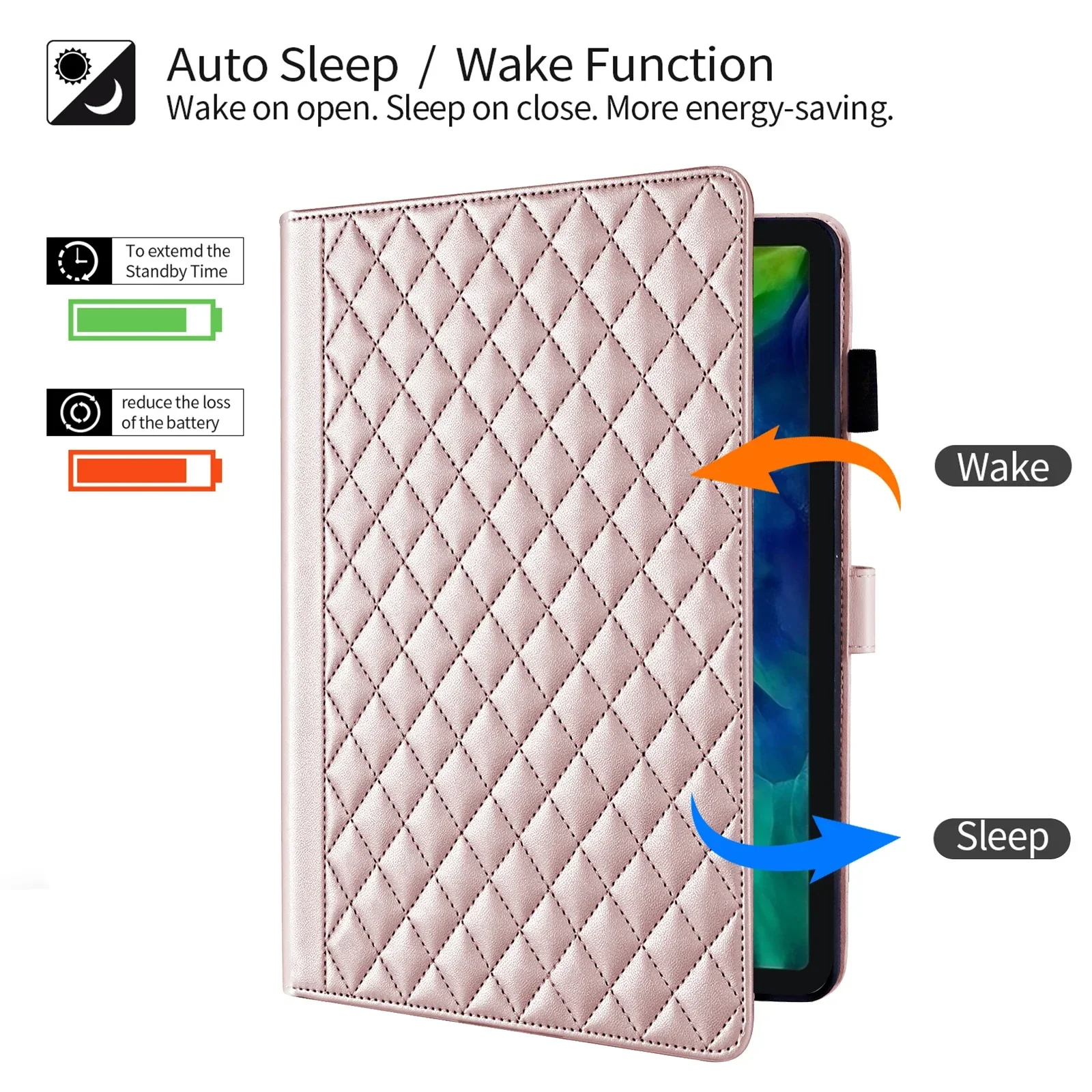 Universal Smart Sleep Tablet Cover