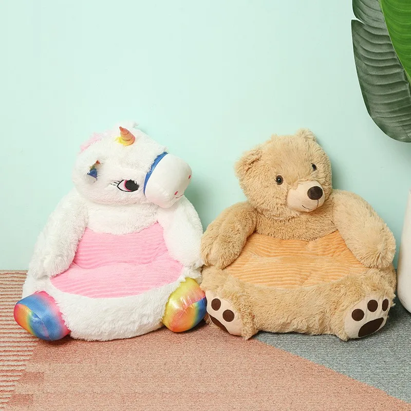 K-star Plush Animal Teddy Bear Sofa Chair Home Bedroom Children's Sofa Baby Lazy Person Tatami
