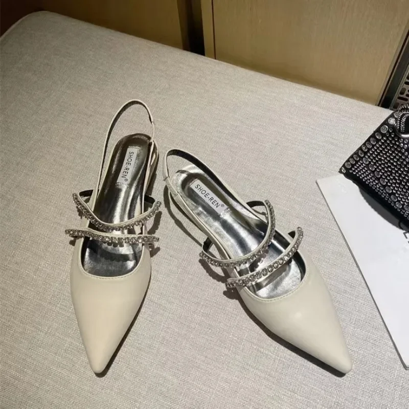 

Женские летние туфли с ремешком на щиколотке, в французском стиле