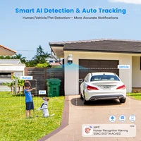 Ctronics Real-Caméra de surveillance extérieure, WiFi, 5Ghz, 4K, 8MP, 360, 16X, n'aime optique 5X, vision nocturne UHD, suivi automatique 4