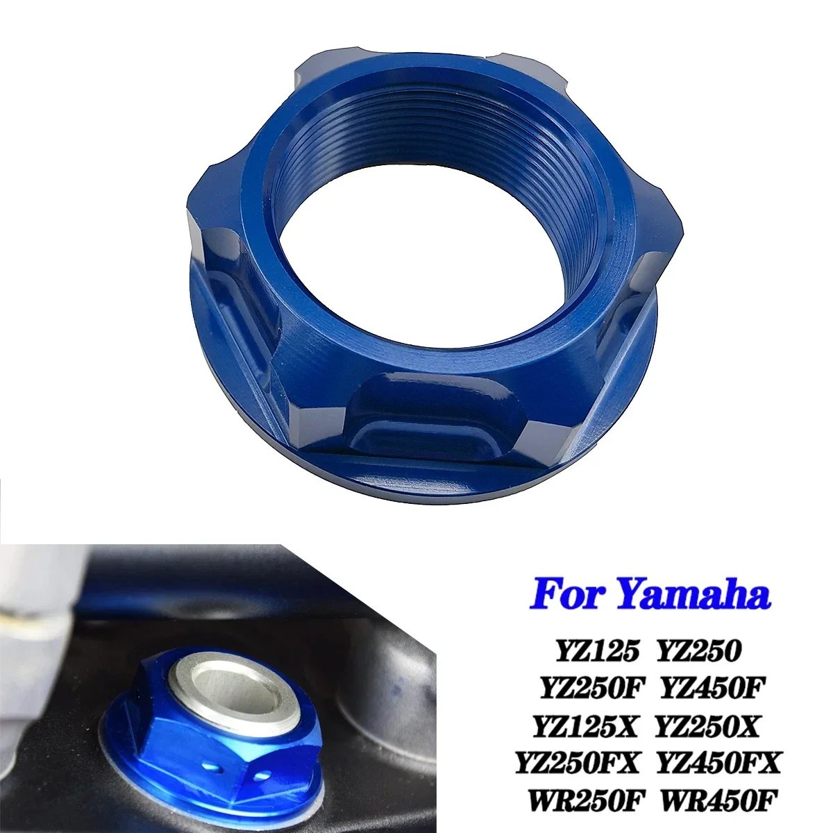 

Верхняя Гайка хомута рулевого механизма CNC для Yamaha YZ250F YZ450F YZ125 YZ250 YZ400F YZ426F YZ125X YZ250X YZ250FX YZ450FX WR250F WR450F YZ