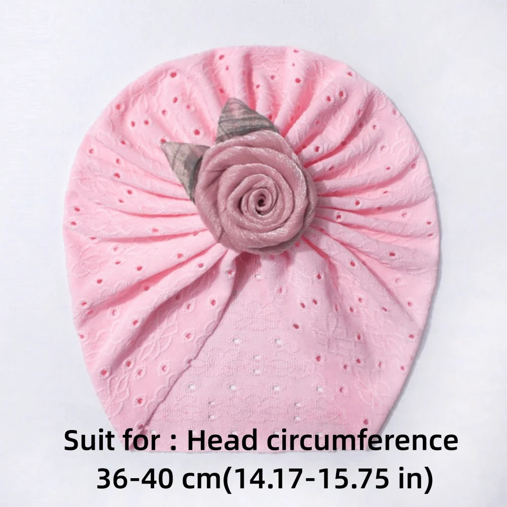 Breathable Baby Girl Turban Hat for Newborn Kids