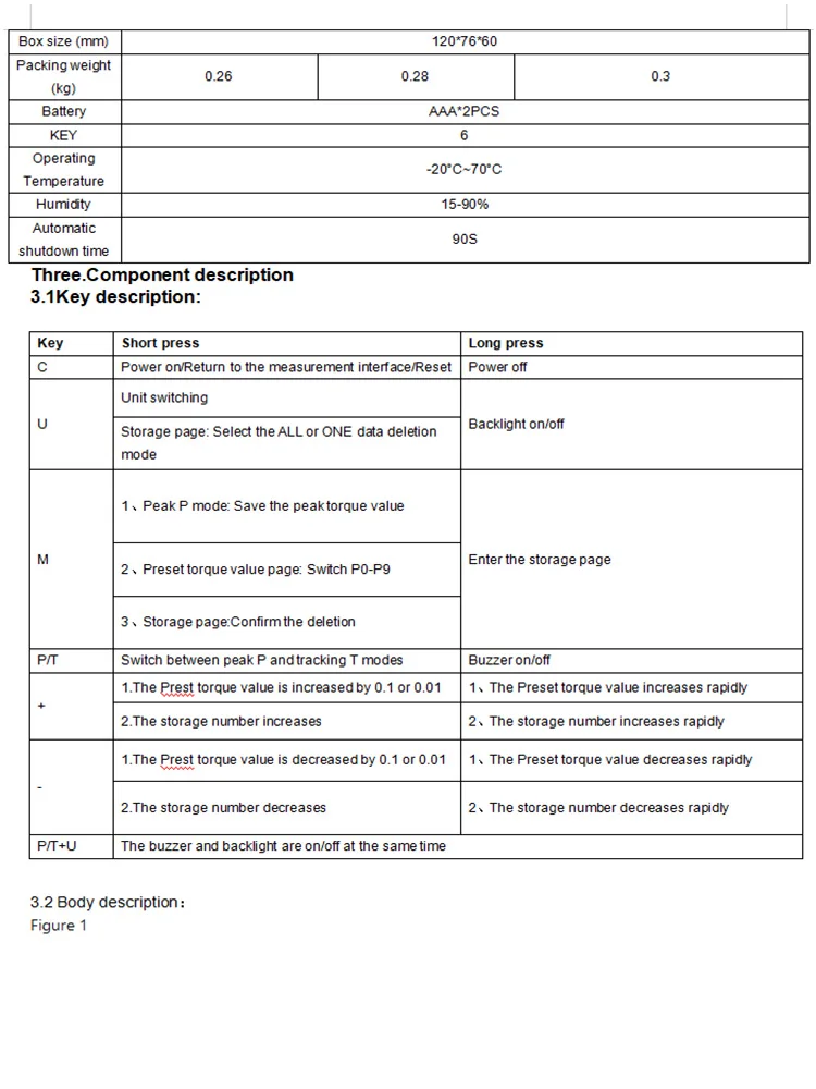 Generic WISRETEC Digital Torque Wrench AdapterPrecision Electronic