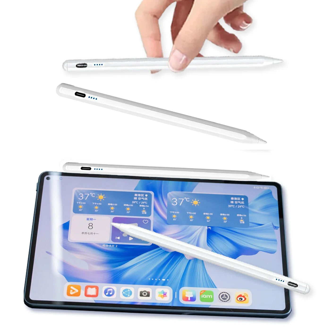 Caneta Stylus Universal para Xiaomi Pad Huawei Pad Caneta de Toque do Telefone Móvel Ios Windows Android Apple Ipad Lápis - Imagem 3