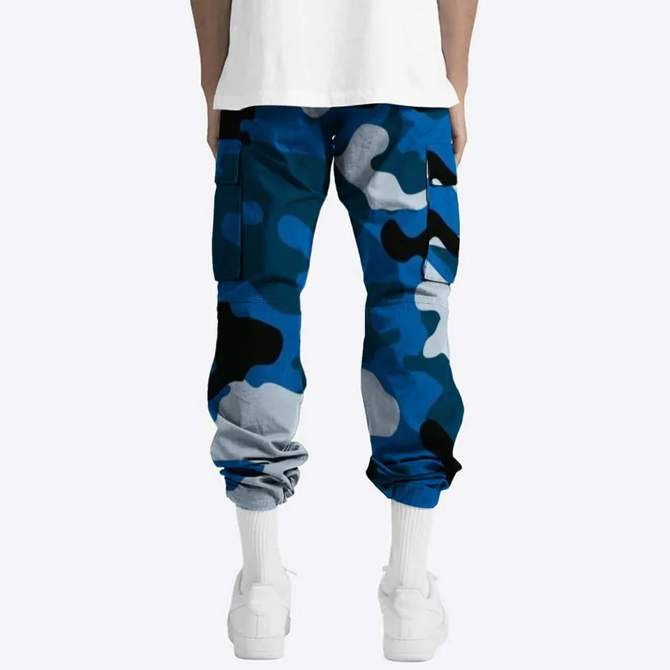 Mens Camouflage Workout Pants with Pockets