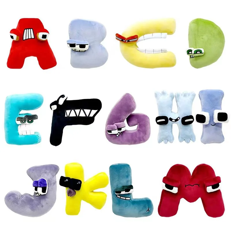 

5pcs/set Alphabet Lore But are Plush Toys Animal Plushie Doll for Kids and Adults Halloween Christmas