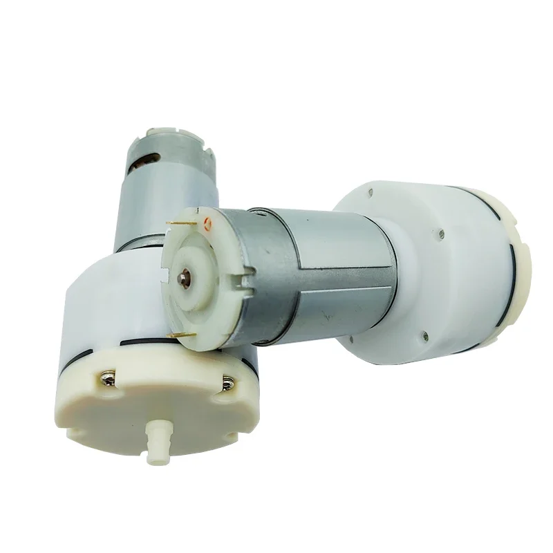 Description Picture 5 of item12V 15LPM Large Flow High Pressure Mini 555 Vacuum Air Pump Negative Pressure Suction Diaphragm Pump DIY Packer Inflator