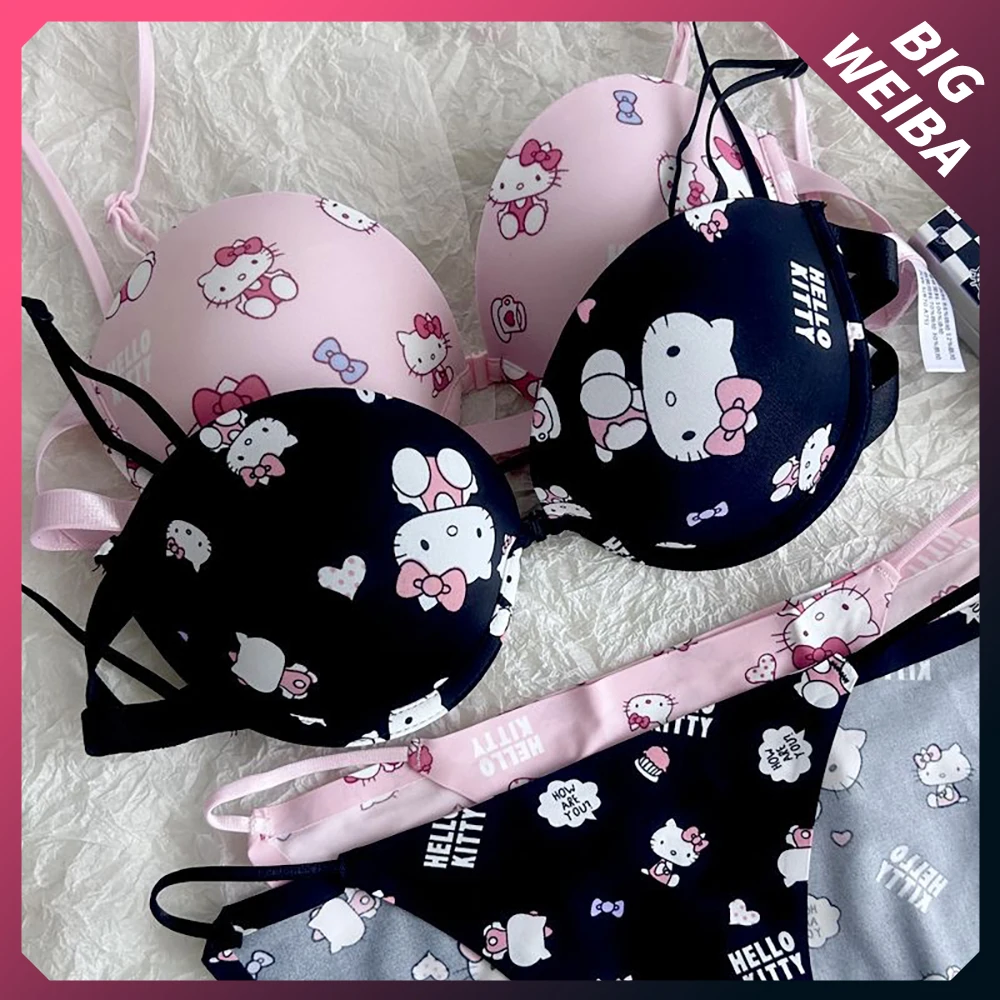 BRA SET HELLO KITTY / HELLO KITTY/ DALAMAN WANITA / BRA CD HELLO KITTY