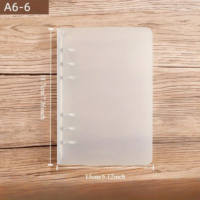 Raccoglitore ad anelli da 175 pagine, con chiusura a fermaglio, in plastica, per ufficio, scuola, casa - Materiale PP - immagine 2