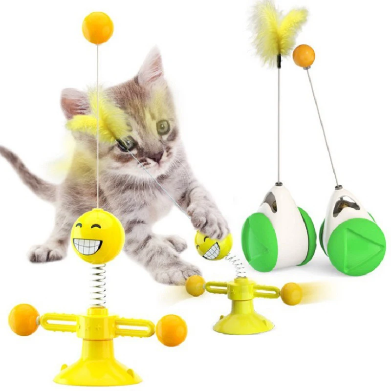 

Cat Feather Toys Cat Ball Cat Toy Ball Kitten Toys Cat Interactive Toy Cat Play Toys Pet Items Pet Toys with Sucker Pets Product
