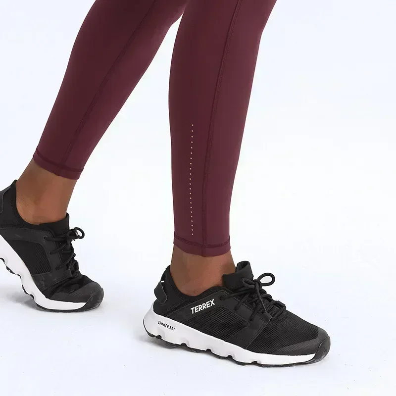 Women High Waist Elasticity Multi-pocket Workout Sports Leggings Fast Free Yoga Pants 25 