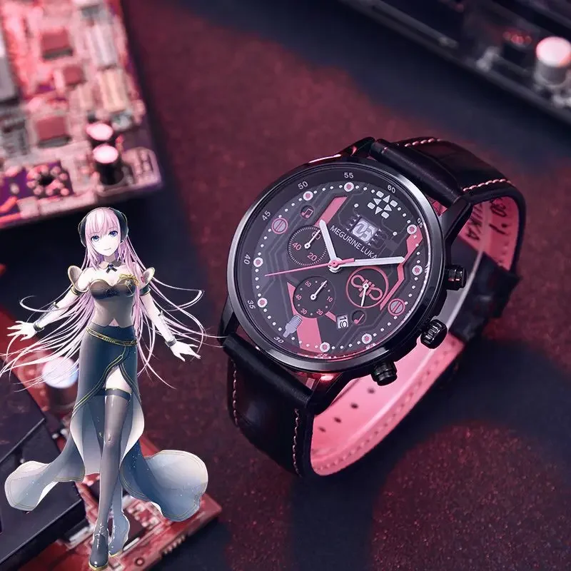 漫画アニメーション初音ミクウォッチ、6つのクォーツ時計、限定版