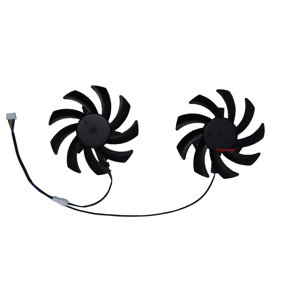 2 Pz/Set T129215Su,Gpu Di Raffreddamento,Vga Cooler,Graphics Card Fan,Per Sjs Rx 6600 8G,Per Soyo Amd Radeon Rx 6600 Xt,For Dell Rtx 3060 Ti